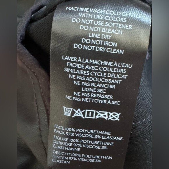 NWT Size 18W - The Colette Faux-Leather Crop Wide-Leg Pants Maeve (NWT US$ 148) - Picture 10 of 16